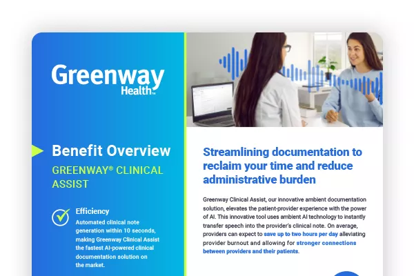 preview copy of Greenway Clinical Assist