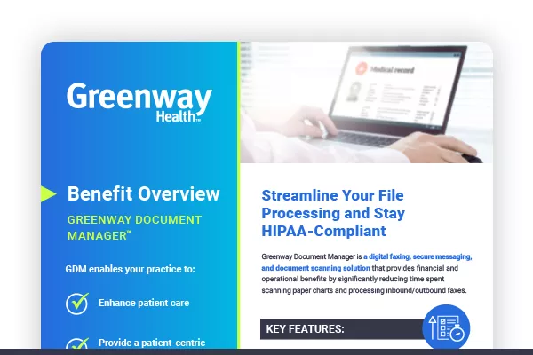 preview image of the greenway document manager benefit overview