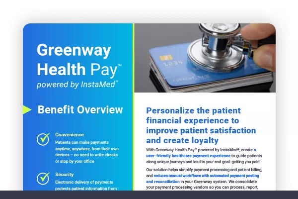 Greenway Health Pay Preview