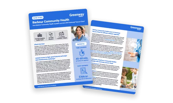 Barbour Community Health Case Study Preview