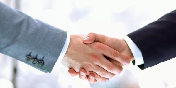 men shaking hands