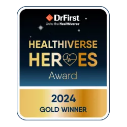 icon for healthiverse heroes 2024 gold award